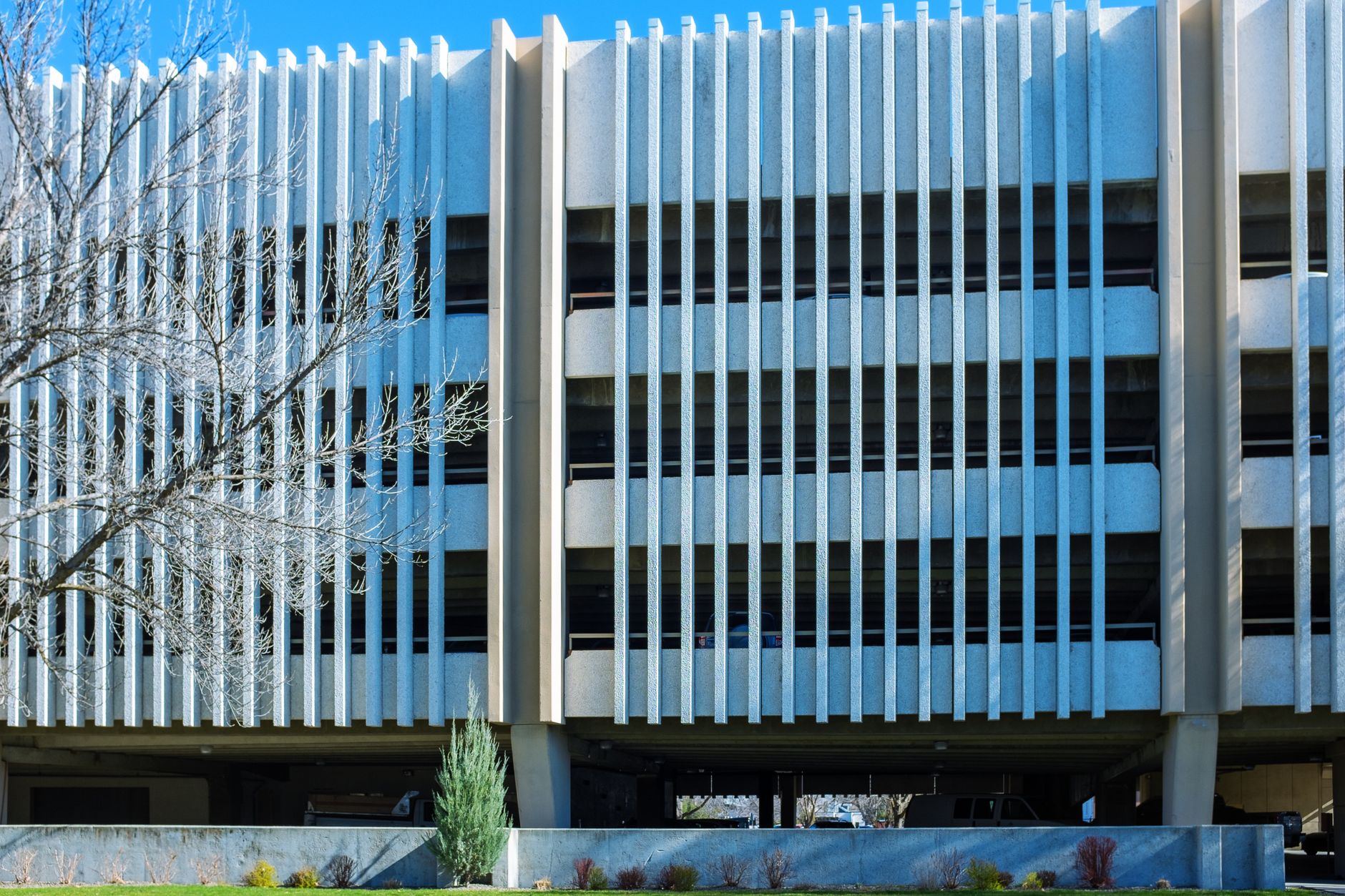 Contemporary parking structure with architectural design in Boise, Idaho